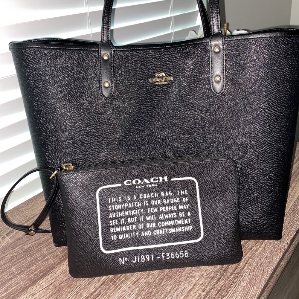 Coach Tote + Wristlet